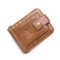 thumbnail image 3 of Billetera, Monedero para hombre, monedero con cremallera plegable, tarjetero Tomshoo Café, 3 of 4