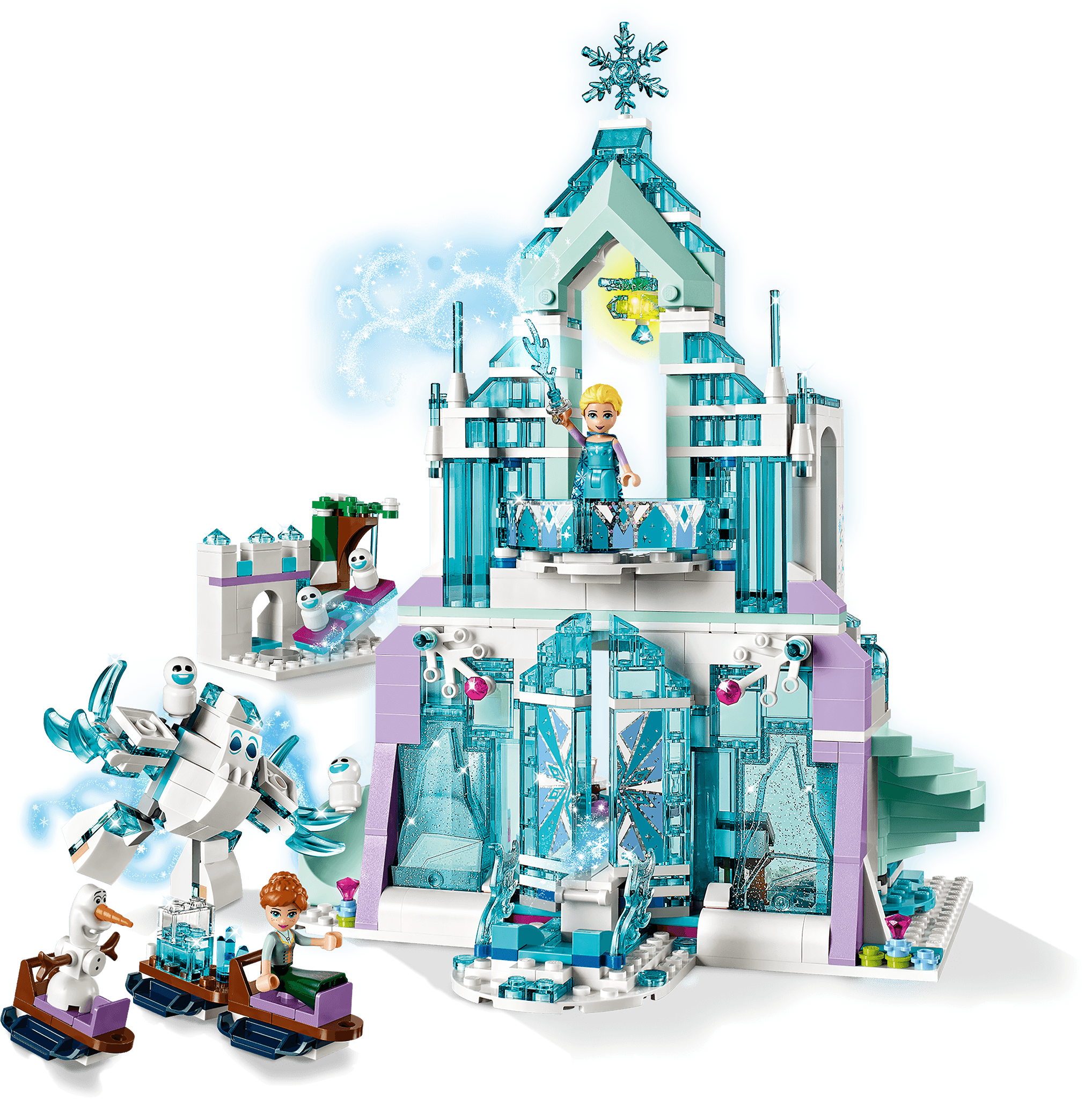 LEGO Disney Princess Elsa/'s Magical Ice Palace 43172 Frozen Anna Olaf