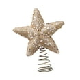 thumbnail image 2 of Adorno de Estrella para La Copa Del árbol de Navidad, Adorno para La Copa Del árbol con Purpurina, para Porche, Salón de Baile, Decoración Navideña, a champán, 2 of 8