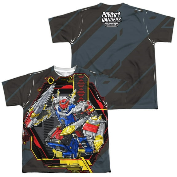 Power Rangers - Megazord (Front/Back Print) - Youth Short Sleeve Shirt - X-Large