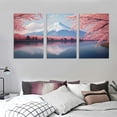 thumbnail image 3 of Nawypu  Canvas Wall Art Landscape Canvas Art Prints Snow Mountain Pictures Print on Canvas Wall Painting Stretched Artwork for Home Office Wall Decor 12''x16''X3 Panels, 3 of 4