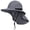 Gray, variant on SUN CUBE Sun Hat for Men, Wide Brim Fishing Hat Neck Flap Cover Men Women, Hiking Safari, UV Sun Protection Summer Gardening Beach Camping UPF 50+, Gray