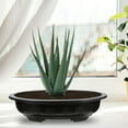 thumbnail image 1 of BESTYASH 4pcs Indoor Flower Pot Large Decorative Planter Black PP For Home Furnishings, 1 of 8