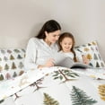 thumbnail image 5 of Manfei Rustic Tree Twin Bedding Sets 7-Piece for Kids, Cartoon Farmhouse Floral Bedding Comforter Set, Merry Christmas Theme Reversible Sheet Sets, Luxury Bedroom Decor, 5 of 8