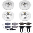 thumbnail image 2 of PowerStop Front and Rear Geomet Coated Brake Rotor and Pad Kit Fits: AUDI VOLKSWAGEN Select Models CRK8168, 2 of 5
