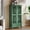 Antique Green, variant on HIUU 55 inch Tall Storage Cabinet,Antique Blue Carved Storage Cabinet with 2 Doors and Drawer,Freestanding Kitchen Pantry Cabinets with Solid Wood Legs for Living Room, Hallway, Dining Room