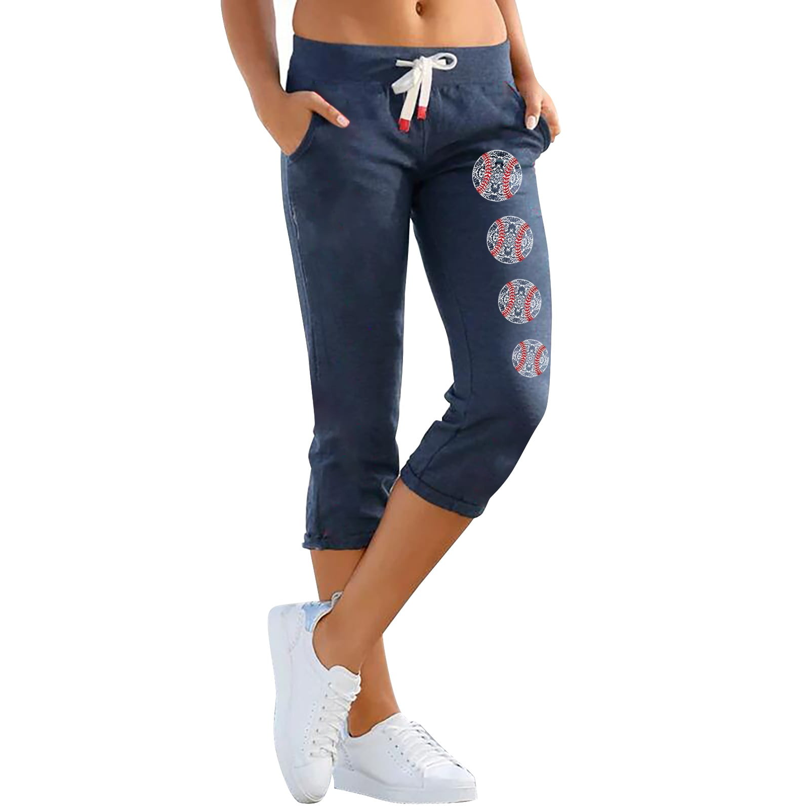 xiuh womens sweatpants womens pattern floral print solid color ...