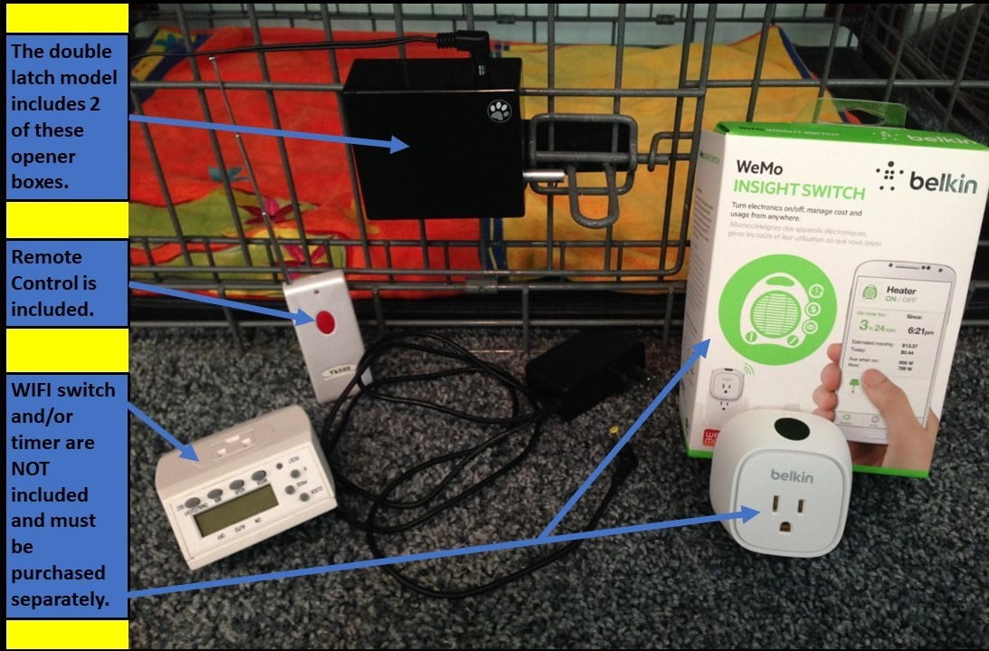 remote control pet door