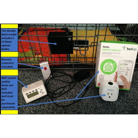 Easy Out Deluxe Eos 02 Remote Pet Door Opener 44 Double Latch