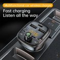 thumbnail image 2 of compatible T02 PD 24W Bluetooth Car Charger MP3 Player Multifunction Car Charger Adapter with 2USB,Type-C Ports_Perfect Gift, 2 of 5