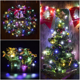 thumbnail image 5 of Guirnalda de luces con pilas, 33 pies, 100 LED, 8 modos, luces de hadas con mando a distancia para jardines, 5 of 5
