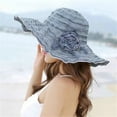 thumbnail image 5 of Foldable Women's Sun Protection Summer Big Brim Hat, 5 of 5