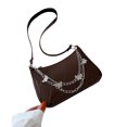 thumbnail image 1 of SAYOO Bolso de axila para mujer con decoración de cadena de mariposa, accesorio de ropa con correa de hombro desmontable SAYOO  casual, 1 of 6
