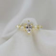 thumbnail image 4 of vylahjewellery 1.5 CT Marquise Diamond Ring 18K Gold Beautiful Anniversary Ring Special Birthday Gift for Her, 4 of 6
