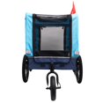 thumbnail image 3 of Hot Sale Extra Large 2-in-1 Pet Bike Trailer & Push Cart – Detachable for Biking/Walking, Holds Up to 88 lbs, All-Terrain Wheels, 3 of 15