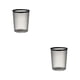 thumbnail image 4 of Cateissary Cubo de basura sin tapa, cubo de basura a rayas, cubos de basura cilíndricos, gran capacidad, hogar, cocina, baño, contenedor Type1 NO1, 4 of 6
