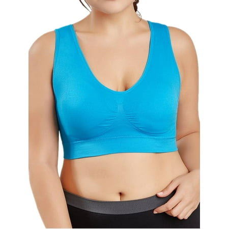 

Orqqct Women Seamless High Stretch Padded Wirefree Sports Bra