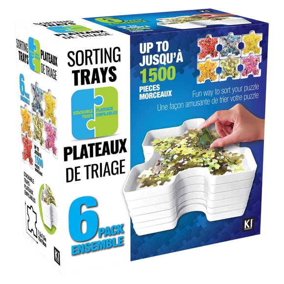 Jigsaw Puzzle Sorting Trays