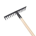 thumbnail image 3 of Expert Gardener Hardwood Handle 14-Tine Level Rake, 3 of 7