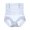 Blue, variant on lnmuld Solid High Waist Striped Tummy Control Shapewear Briefs Stretch Slimming Body Shaper for Women Color:Beige,Size:3XL