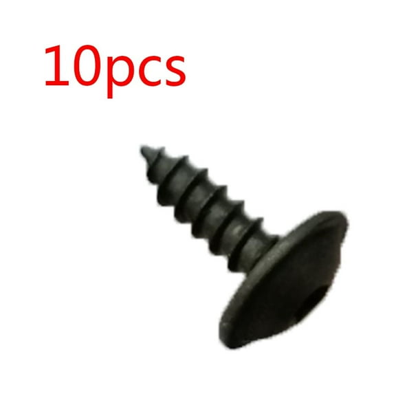 TIERPOP 10Pcs Auto Mudguard Bolt Fastener Self-tapping Screws Durable Metal Screws