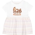 thumbnail image 3 of Inktastic 2026 Year of the Horse Girls Baby Dress, 3 of 5