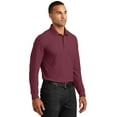 thumbnail image 4 of Port Authority K100LS Long Sleeve Core Classic Pique Polo, 4 of 6