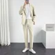 thumbnail image 3 of Trajes y blazers completos para hombre, tendencias de primavera y otoño, trajes, conjunto de 2 piezas, ropa informal masculina de alta calidad 2024, ropa elegante, 3 of 5