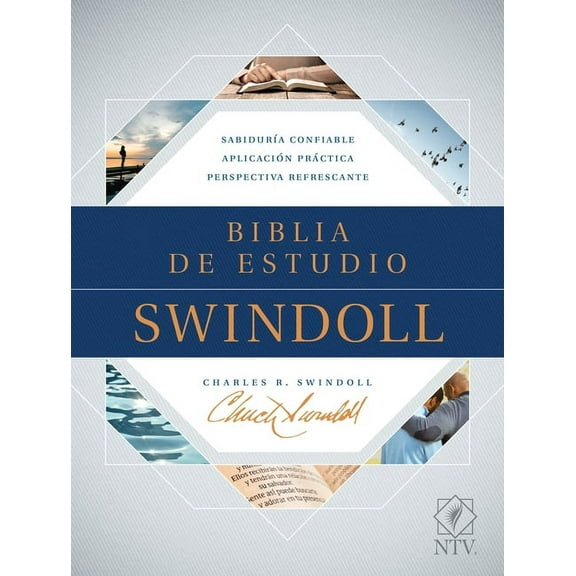 Biblia de Estudio Swindoll Ntv (Sentipiel, Negro, Índice) (Other)