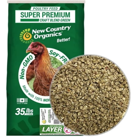 New Country Organics Classic Layer Crumbles, 35lbs