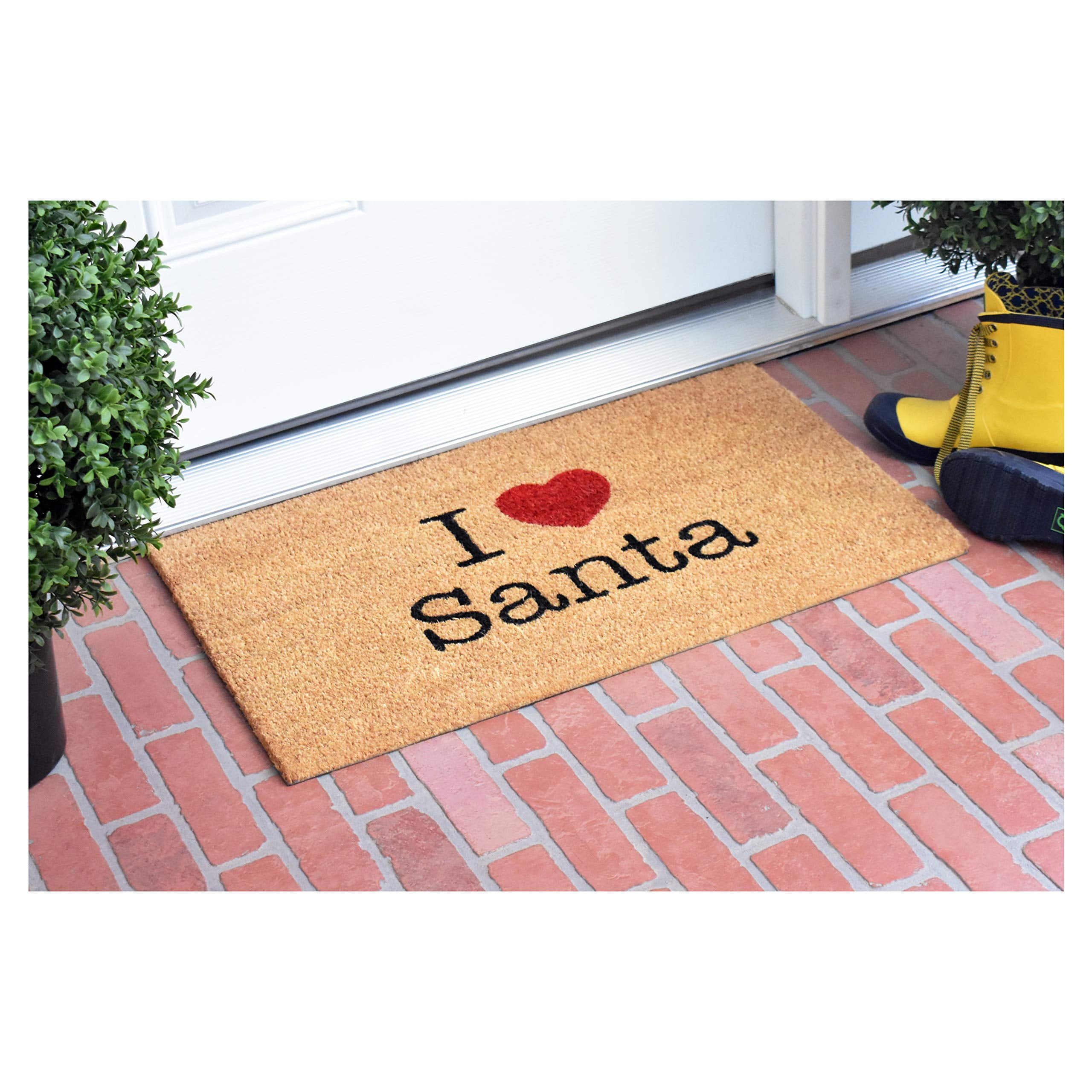 Calloway Mills Love Santa Outdoor Doormat