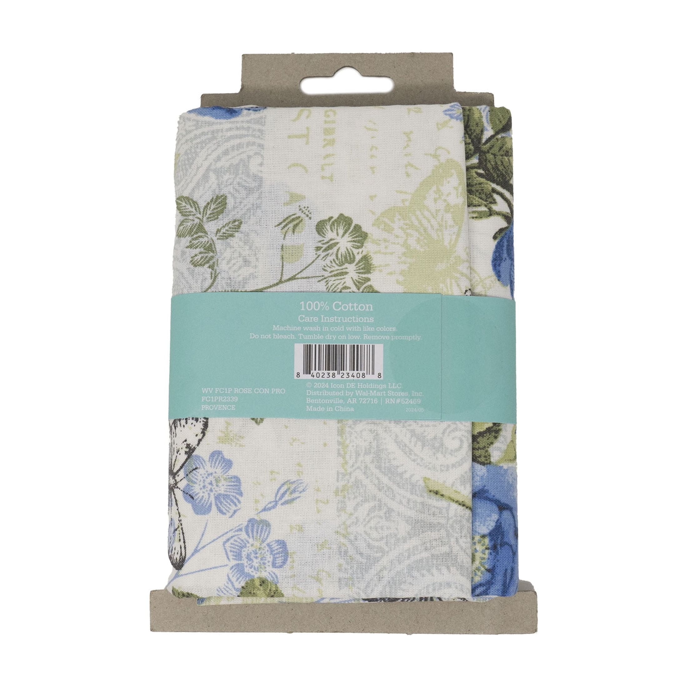 Waverly Inspirations 1 Yard Cut 100% Cotton Prints Fabric, Rose Province, 44" Wide for Quilting & Sewing