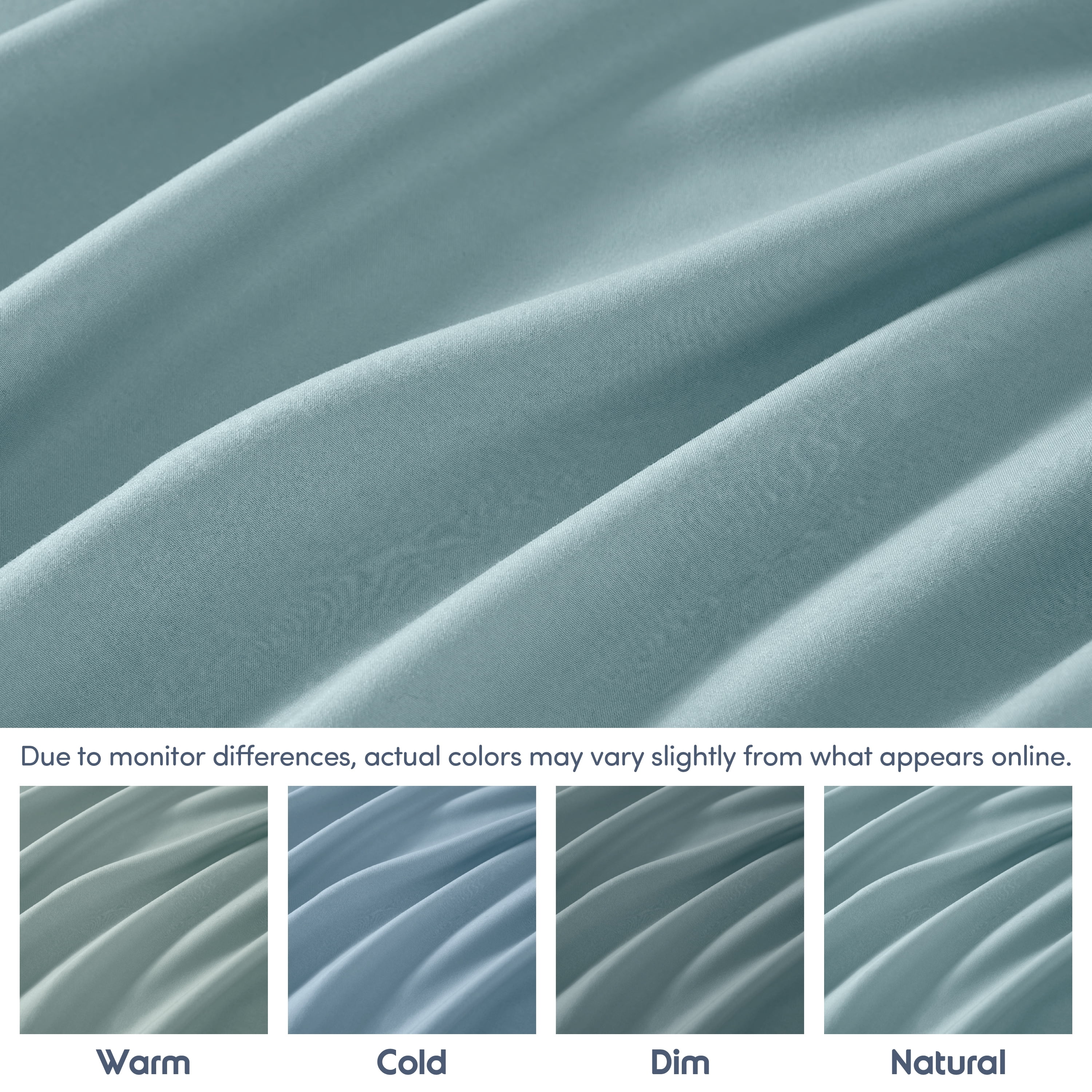 Lammaloe 2 Pack Extra Deep Pocket Full Size Fitted Sheet Only, Fits 18" to 24" Mattress, Soft Microfiber Fitted Bed Sheet, Aqua