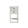 thumbnail image 3 of Baxton Studio Audrey Country Cottage Farmhouse White Finished 2-Drawer Nightstand, 3 of 7