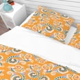 thumbnail image 4 of Designart 'Ornamental Floral Pattern with Flowers' Bohemian & Eclectic Duvet Cover Set, 4 of 4
