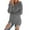 A-Dark Gray126, variant on Women's Fuzzy Casual Hooded Sweater Oversized Fit Soft Knit Pullover Cozy Trendy Loungewear Daily Wear Top