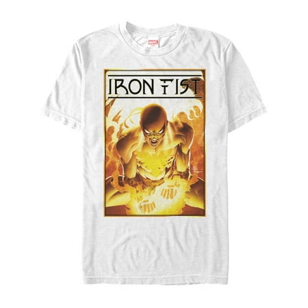 Marvel Men's Iron Fist Flames T-Shirt
