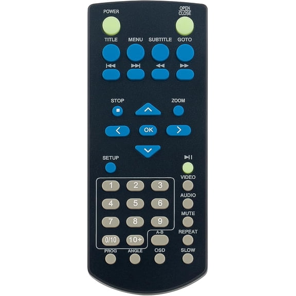 CAP001 Replacement Remote Control fit for Capello DVD Player CVD2216 CVD2216BLK