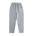 thumbnail image 2 of KYAIGUO Kids Teen Boys Girls Summer Sweatpants Pants Unisex Toddler Jogger Pants Elastic Waist Sport Casual Active Athletic Sweats Pants Big Boys Girls Lounge Pants,Size 4-14Y, 2 of 8