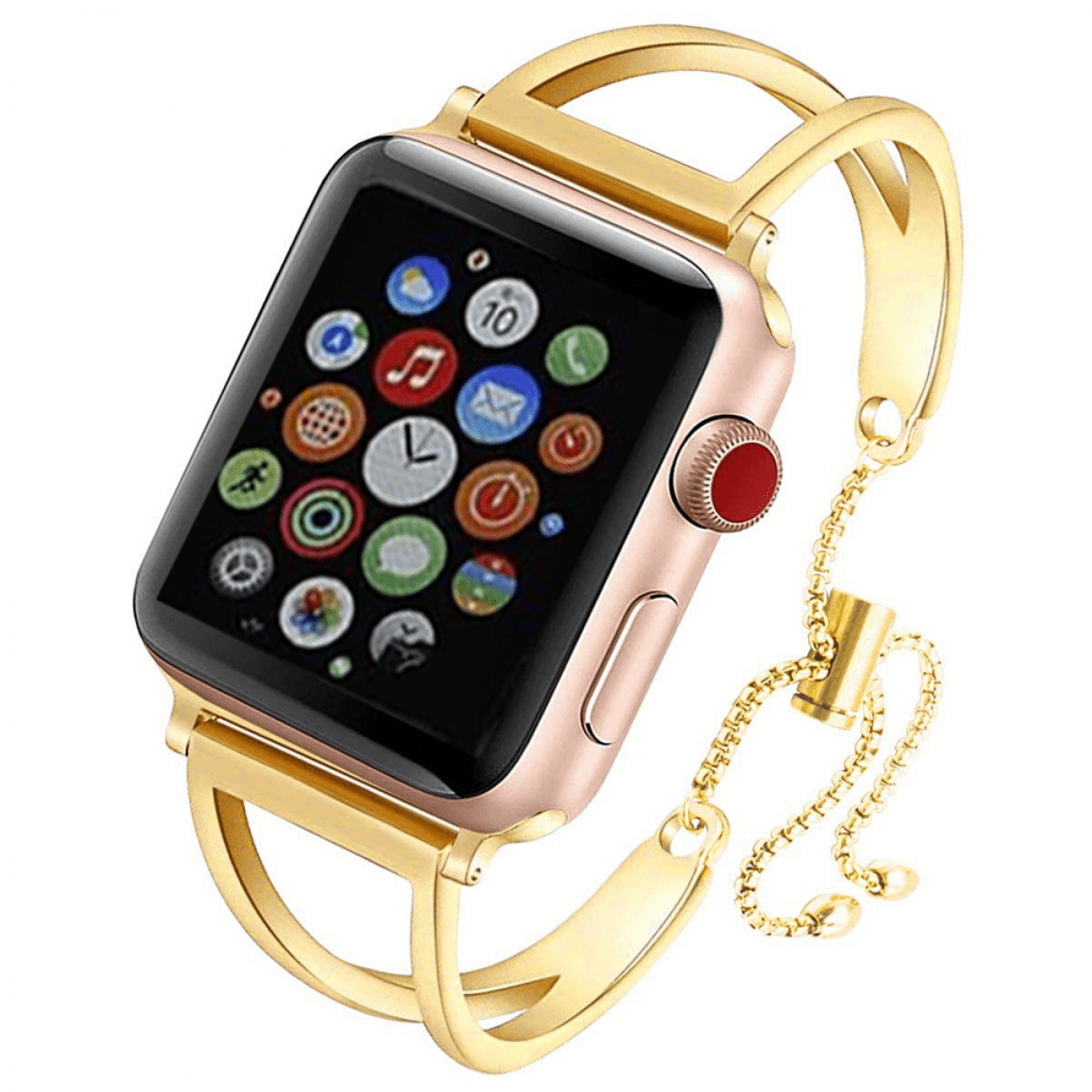 Stainless Steel Bands Compatible with Apple Watch Bands 42 44 45mm iWatch Series 8 7 6 5 4 3 2 1 SE Dressy Bangle Bracelet