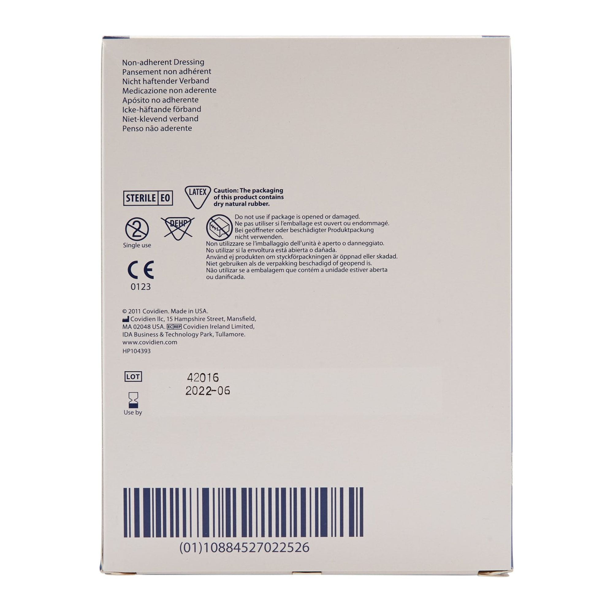 Telfa Ouchless 1050 Non-Adherent Dressing Pack of 50