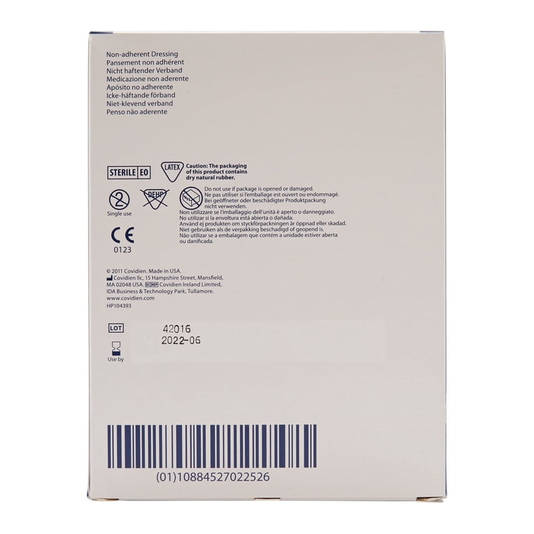 telfa non adherent dressing Non-Adherent Dressing, 3"x4", Box/100 : Health & Household Telfa Non-Adherent Pads, Sterile, 3
