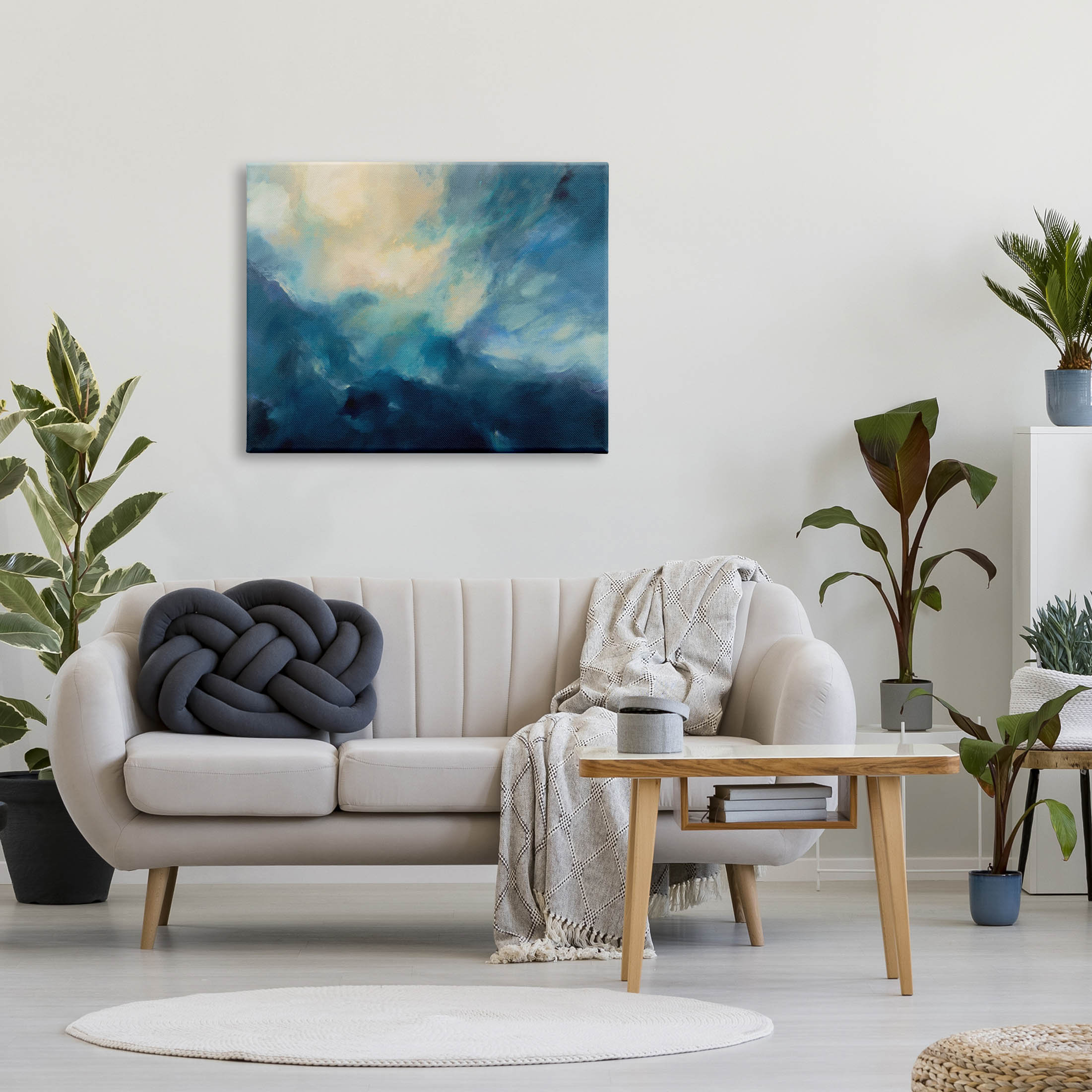 Stupell Industries Abstract Night Sky Scene Graphic Art Gallery Wrapped Canvas Print Wall Art, Design by Dina D'Argo