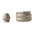 thumbnail image 3 of 2 piezas de cuenco japonés para matcha y soporte para batidor, cuenco para mezclar matcha, cerámica moderna Color de cerámica, 3 of 9