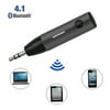 EEEKit Mini Bluetooth V4.1 Receiver Adapter 3.5mm AUX Car Kit /w Microphone for Speaker Headphones Computer Vehicle