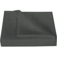 thumbnail image 1 of 800 Thread Count 3 Piece Flat Sheet ( 1 Flat Sheet + 2- Pillow cover ) 100% Egyptian Cotton Color Dark Grey Solid Size Full, 1 of 4