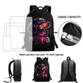 thumbnail image 5 of Uorisanigo Colorful Dog 17 inch School Backpack for Girls Boys with Padded Straps Sports Casual Daypack Lightweight Large Capacity for Schools, Camps and Travel, 5 of 6