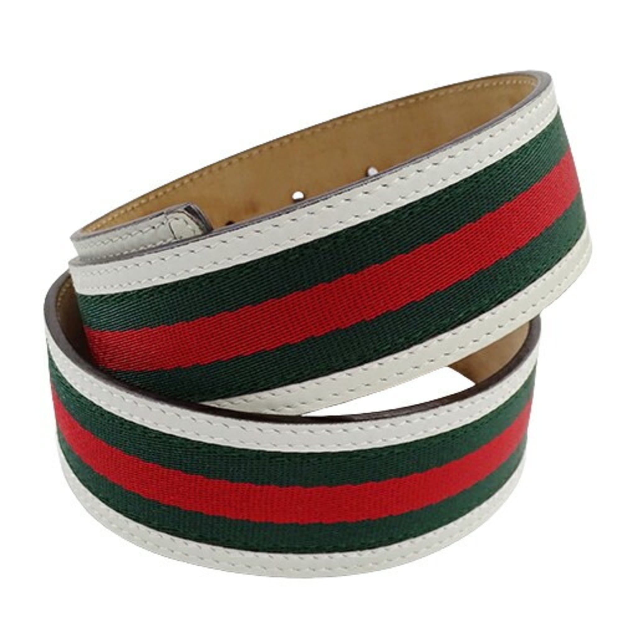 Pre Owned GUCCI belt men s brand leather canvas Jordan Ubuy