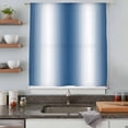 thumbnail image 5 of Lake Blue White Ombre Sheer Curtains 63 Inches Long, Retro Minimalist Gradient Art Light Filering Curtains, Breathable Simi Curtain Privacy Drapes for Living Room Bedroom Lightweight Window Treatment, 5 of 9