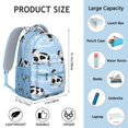 thumbnail image 4 of Highland Cow Lovers Backpack – Adorable Bull and Buffalo Print Pattern Schoolbag with Rustic Farm Design, 4 of 4